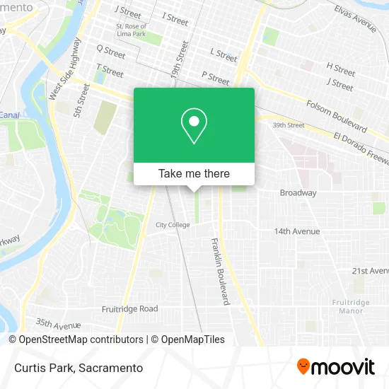 Curtis Park map