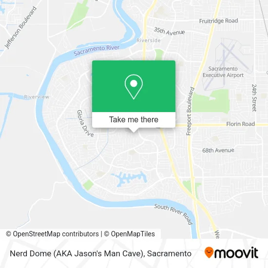 Mapa de Nerd Dome (AKA Jason's Man Cave)