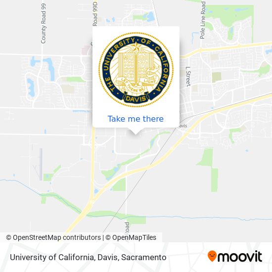 Mapa de University of California, Davis