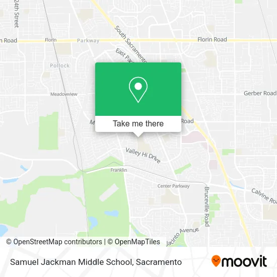 Mapa de Samuel Jackman Middle School