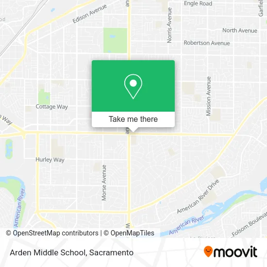 Mapa de Arden Middle School