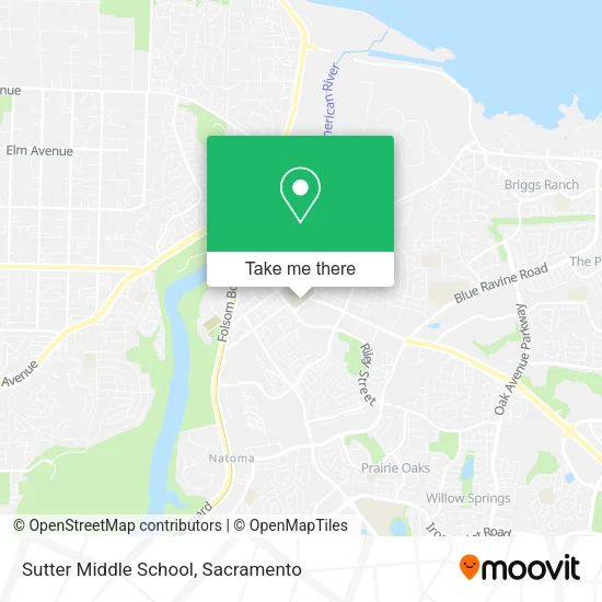 Mapa de Sutter Middle School
