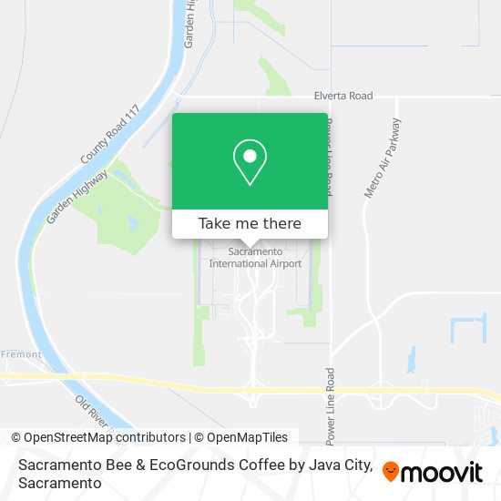 Mapa de Sacramento Bee & EcoGrounds Coffee by Java City