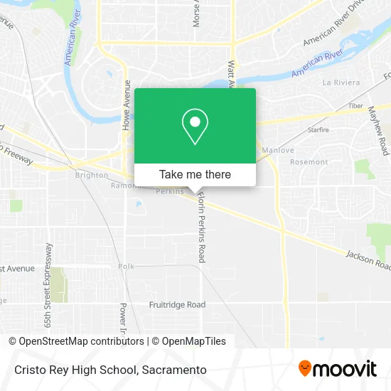 Mapa de Cristo Rey High School