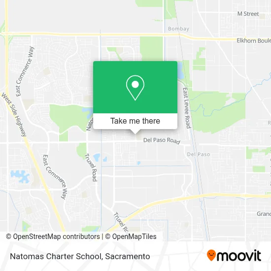 Natomas Charter School map
