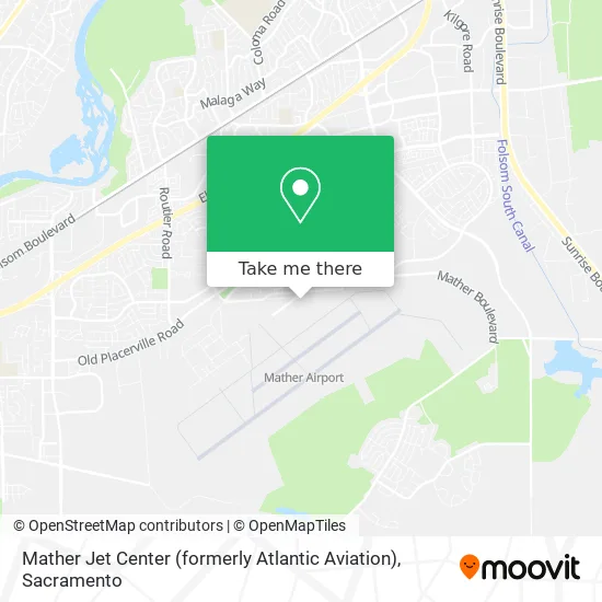 Mather Jet Center (formerly Atlantic Aviation) map