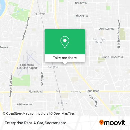 Enterprise Rent-A-Car map