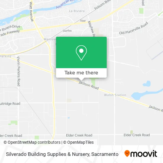 Silverado Building Supplies & Nursery map