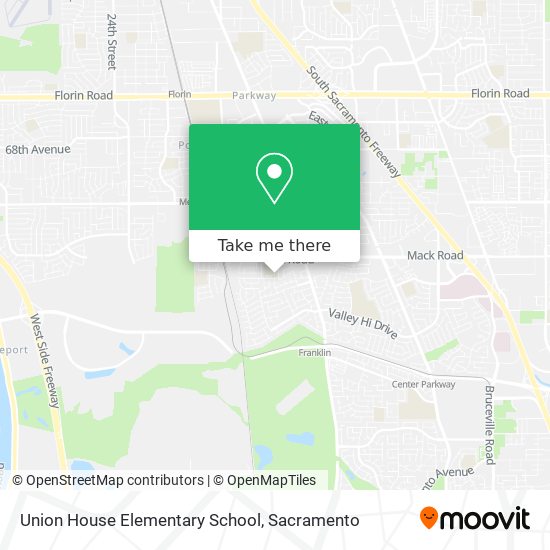 Union House Elementary School map