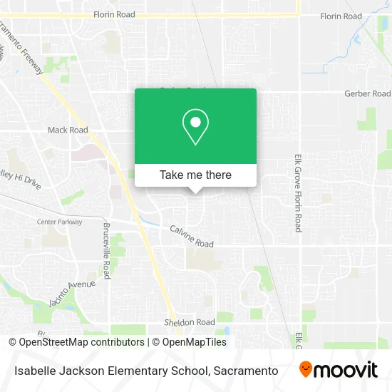 Mapa de Isabelle Jackson Elementary School
