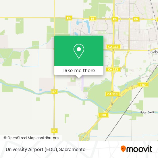 Mapa de University Airport (EDU)
