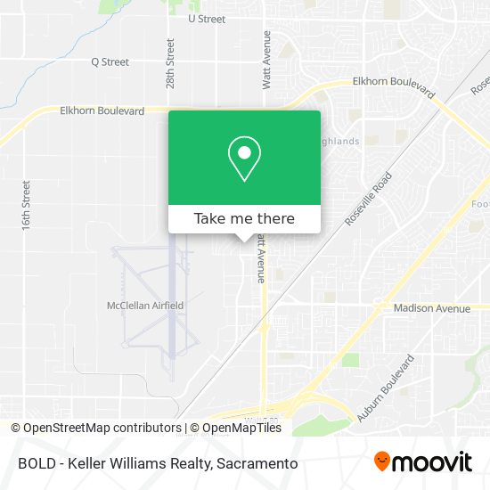 BOLD - Keller Williams Realty map