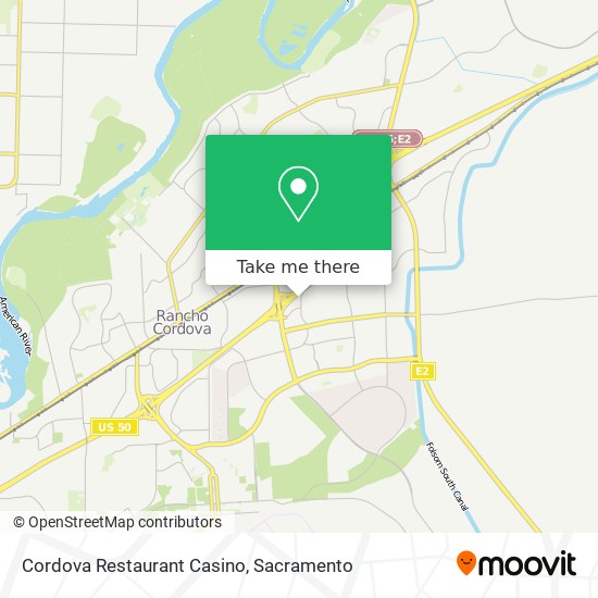 Cordova Restaurant Casino map