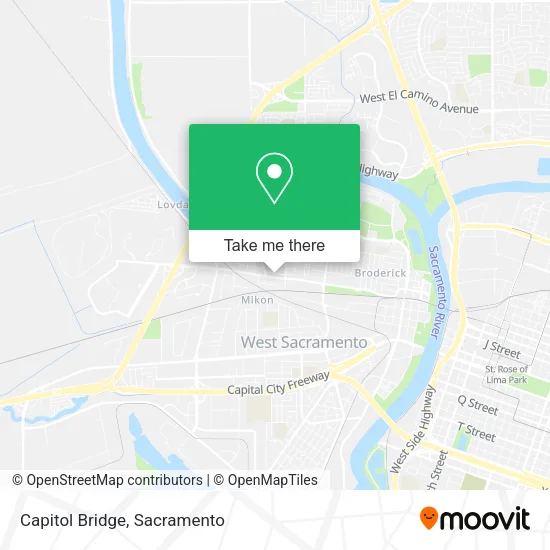 Mapa de Capitol Bridge