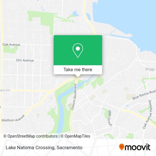 Lake Natoma Crossing map