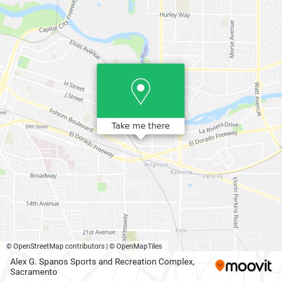 Mapa de Alex G. Spanos Sports and Recreation Complex