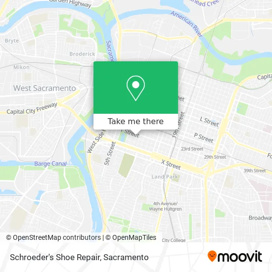 Schroeder's Shoe Repair map