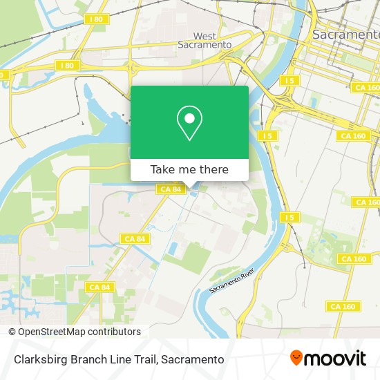 Clarksbirg Branch Line Trail map