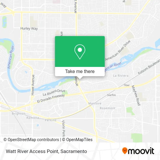 Mapa de Watt River Access Point