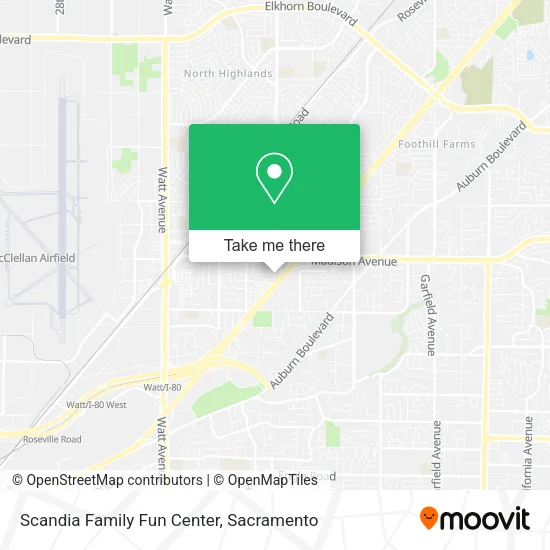 Mapa de Scandia Family Fun Center