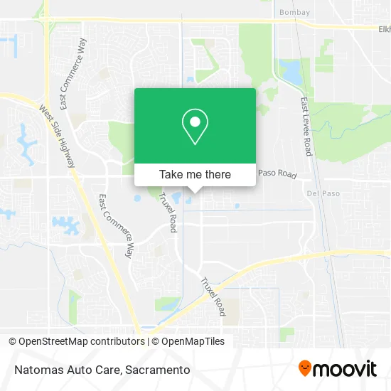Natomas Auto Care map