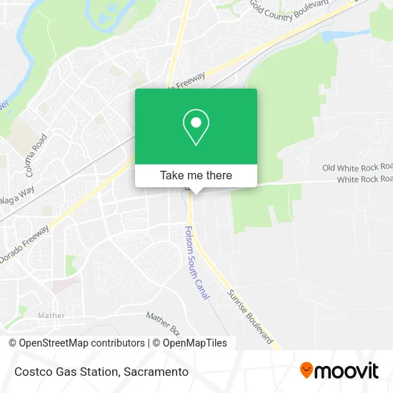 Mapa de Costco Gas Station
