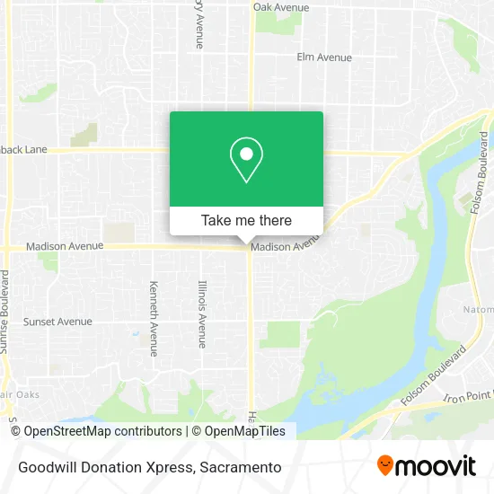 Mapa de Goodwill Donation Xpress