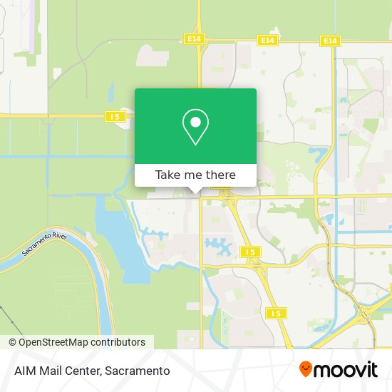 AIM Mail Center map