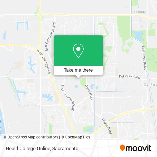 Mapa de Heald College Online
