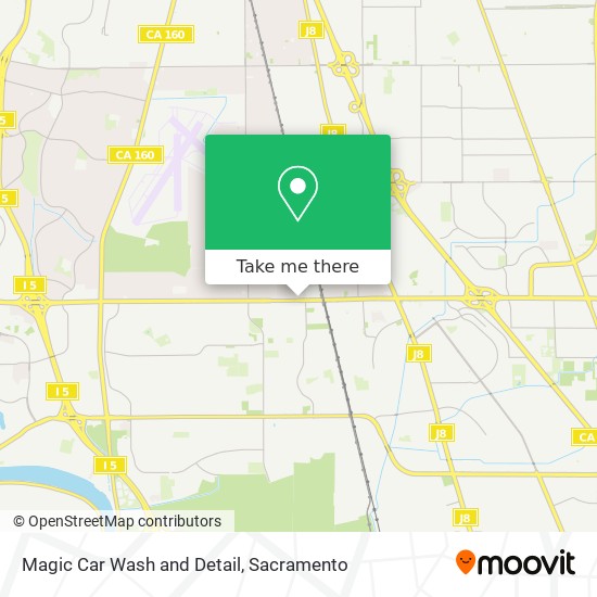 Magic Car Wash and Detail map