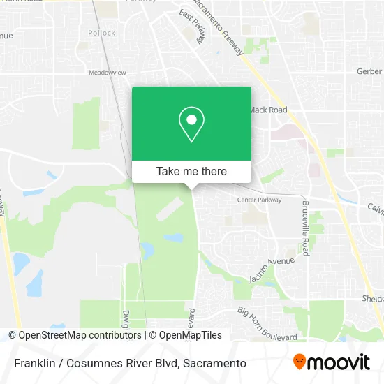 Mapa de Franklin / Cosumnes River Blvd
