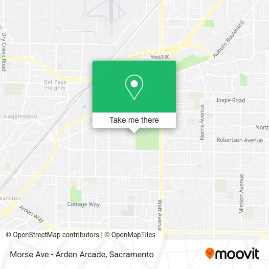 Mapa de Morse Ave - Arden Arcade