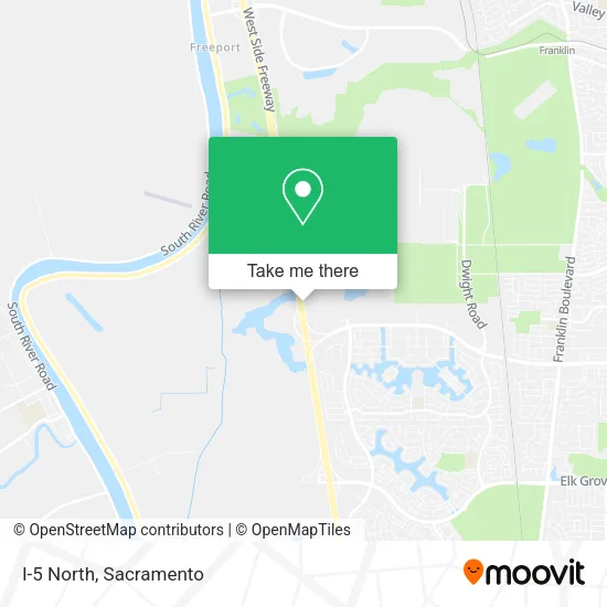 Mapa de I-5 North