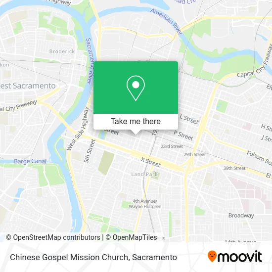 Chinese Gospel Mission Church map