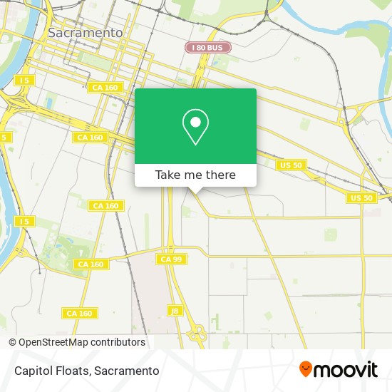Capitol Floats map
