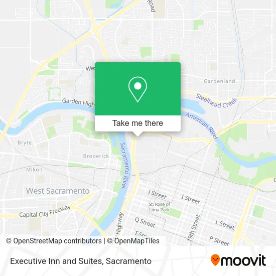 Mapa de Executive Inn and Suites