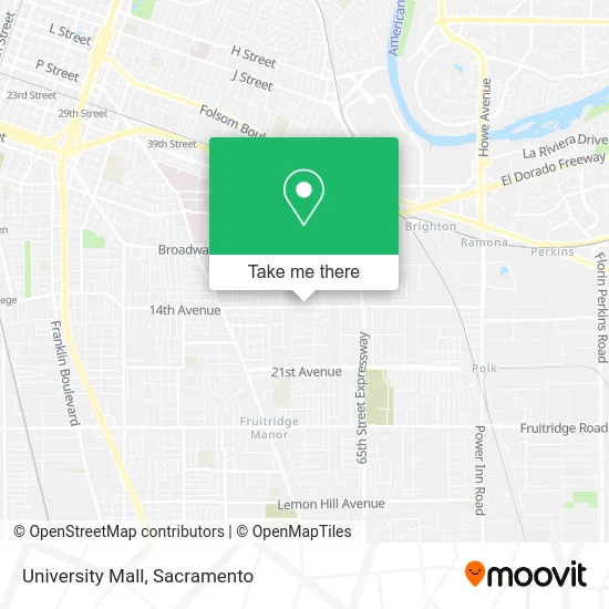 University Mall map
