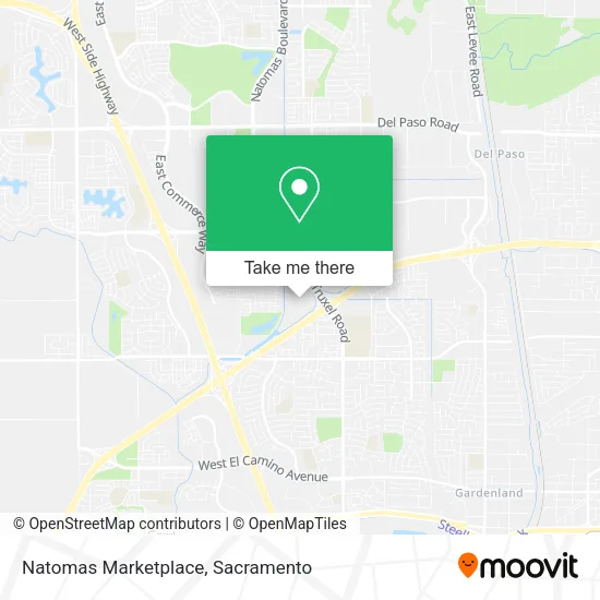 Mapa de Natomas Marketplace