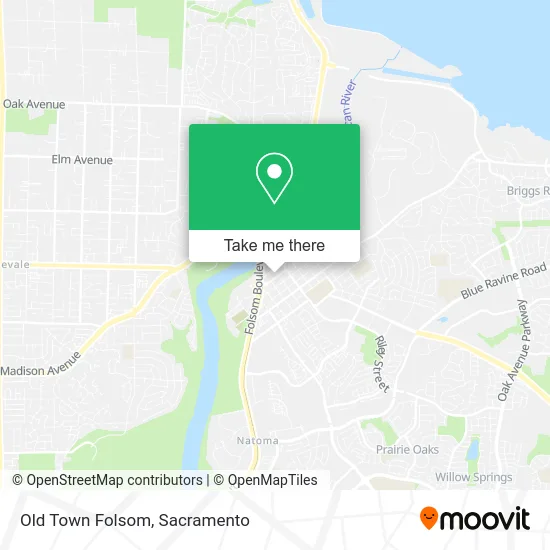 Old Town Folsom map
