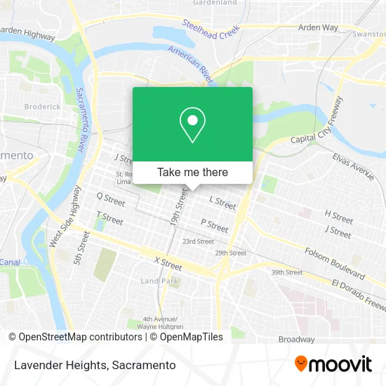 Lavender Heights map