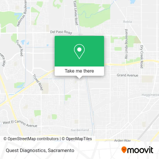 Quest Diagnostics map