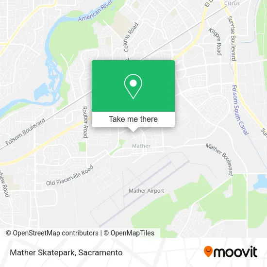 Mather Skatepark map
