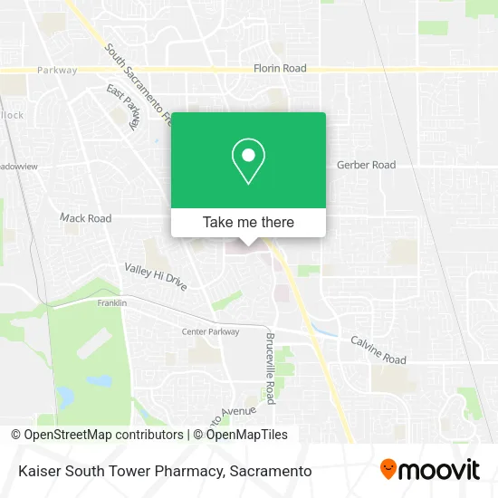 Kaiser South Tower Pharmacy map
