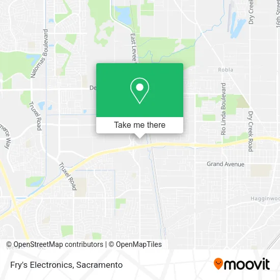 Fry's Electronics map