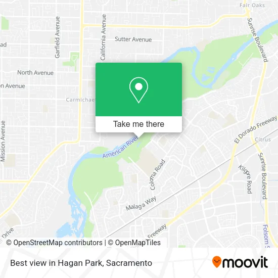 Mapa de Best view in Hagan Park