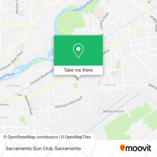 Sacramento Gun Club map