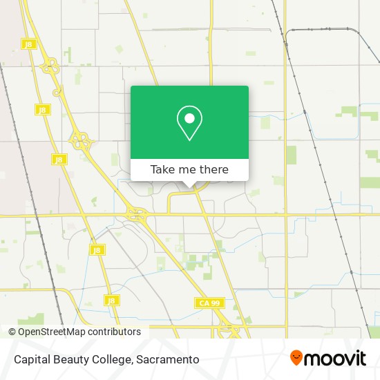 Capital Beauty College map