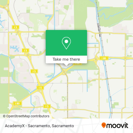 AcademyX - Sacramento map