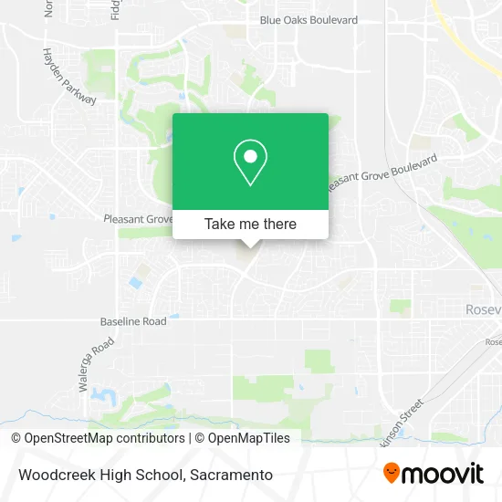 Mapa de Woodcreek High School