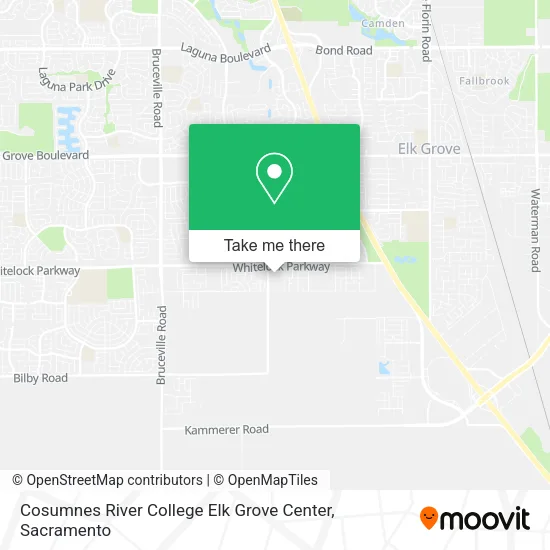 Mapa de Cosumnes River College Elk Grove Center